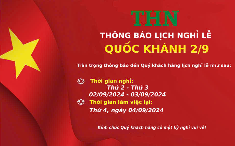 THN Việt Nam Thông Báo Lịch Nghỉ Lễ Quốc Khánh 2/9